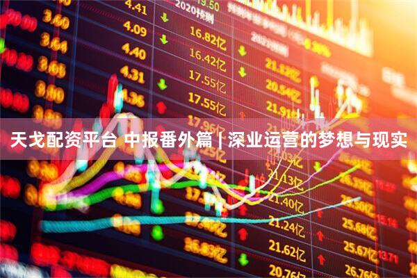 天戈配资平台 中报番外篇 | 深业运营的梦想与现实